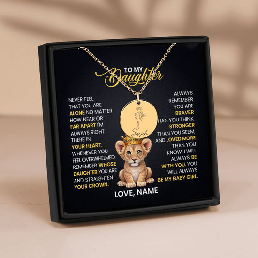 Name & Birth Flower Necklace